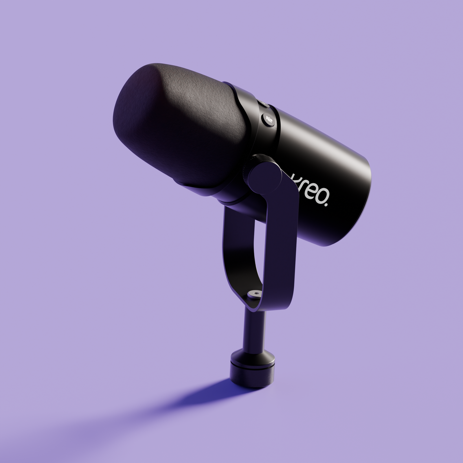 Kast Black Dynamic Microphone Kreo